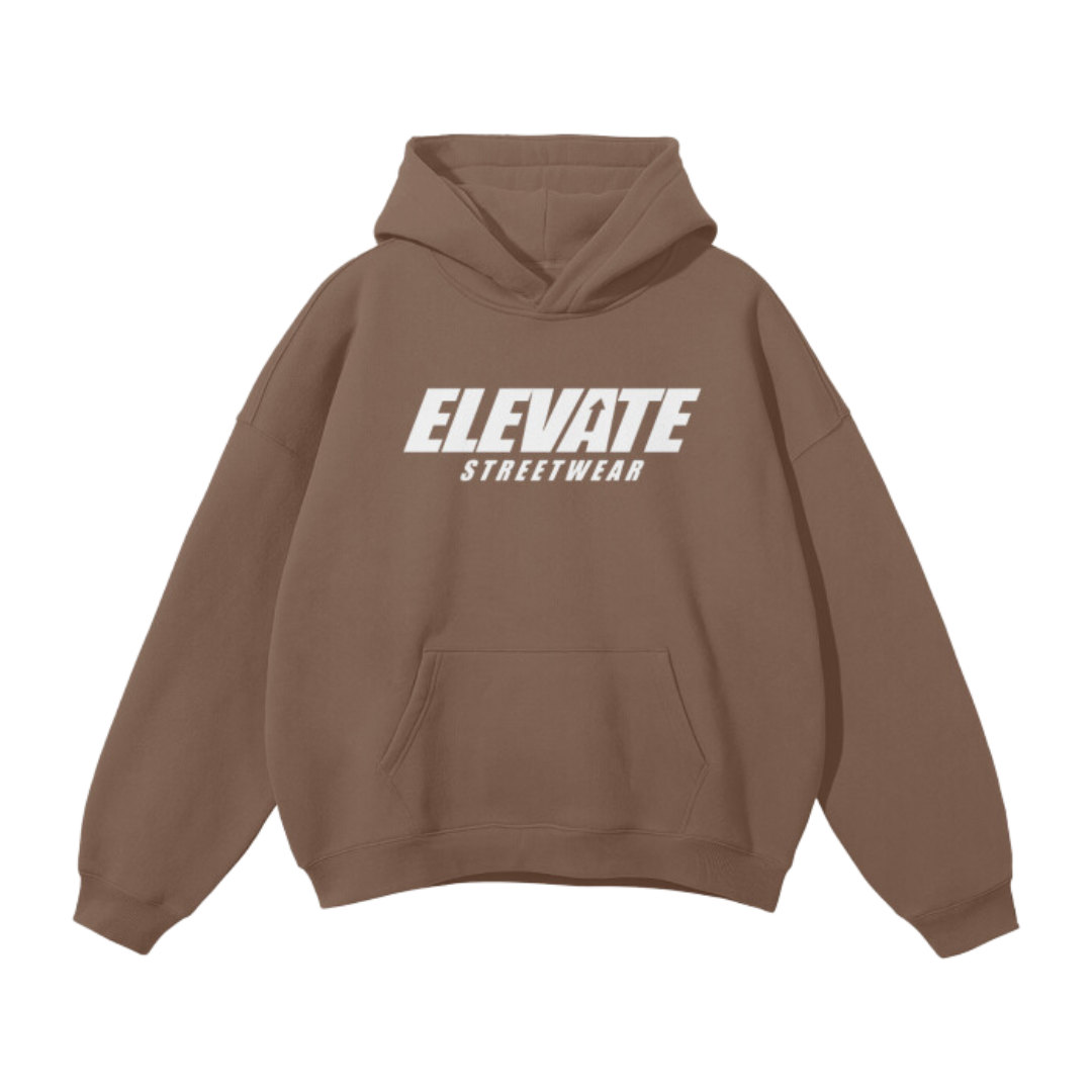 Brown-Elevate-Streetwear-Hoodie