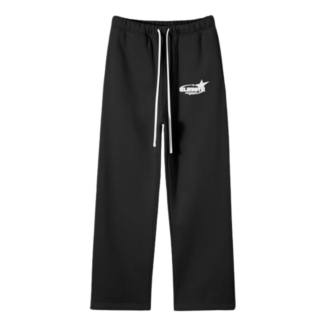 Black-Elevate-Streetwear-Straight-Leg-Pants