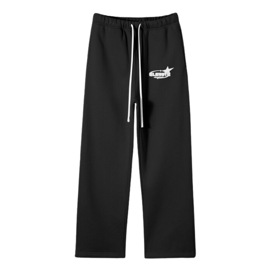 Black-Elevate-Streetwear-Straight-Leg-Pants